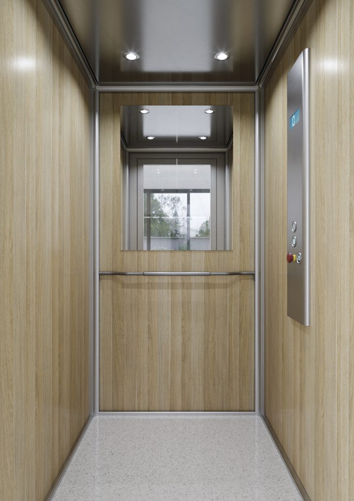 Pulsantiera a mezz'altezza per home lift Eltec lift.