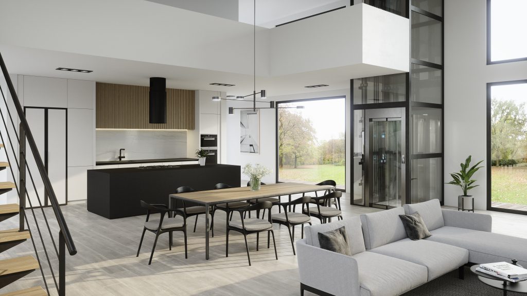 HLG - Quando serve potenza: un home lift gearless a consumi ridotti. - Home lift